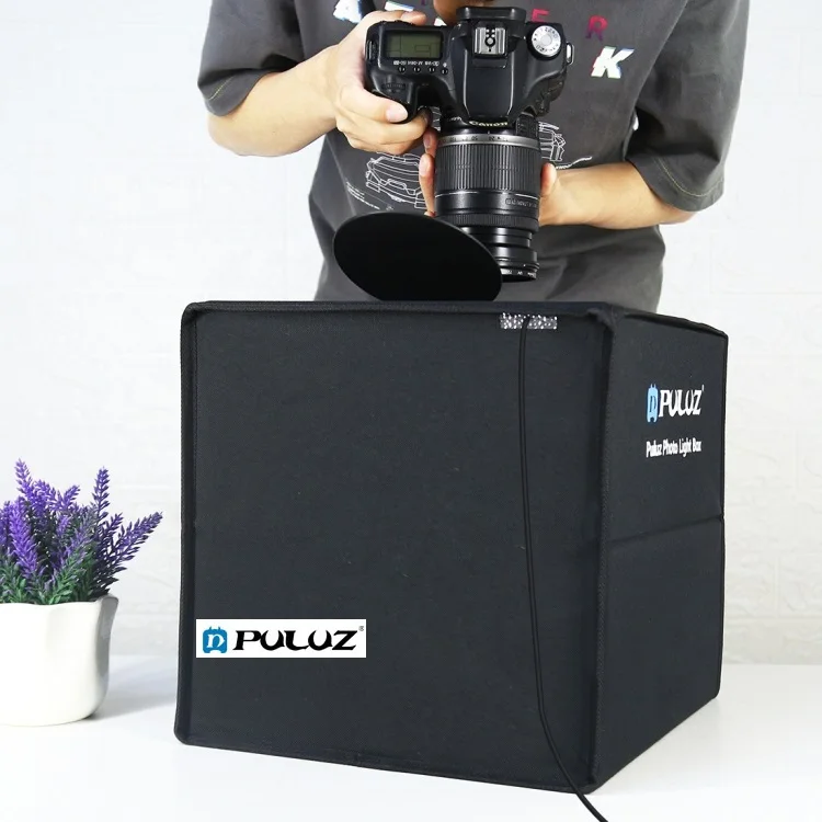 

Stock available PULUZ 30cm Portable Foldable Photography Led Folding Photo Studio Box 25X30x25 Background Light