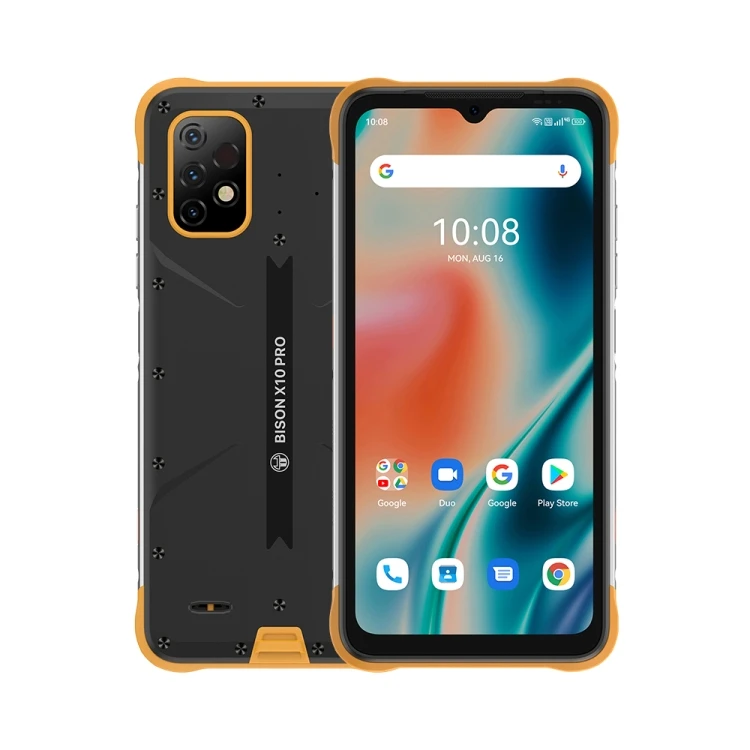 

Hot Sale Original 6GB+128GB UMIDIGI BISON X10 Pro Rugged Phone 6.53 inch Android 11 Octa Core NFC PTT SOS Telefono Mobile Phone