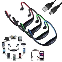 

s9 fashionable Waterproof wireless In-Ear Sport neckband Handsfree Bluetooth Earphone Headphone Headset with fm