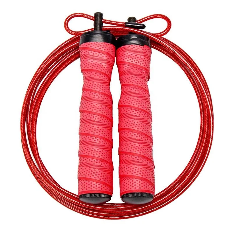 

Soft Cheap Bearing Oem Fitness Adjustable Custom Logo Work Out Heavy Speed Skipping 2Lb Sweatband Long Wholesale Speed Jump Rope, Customized color