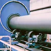 High quality steel pipe external shot blast cleaning line