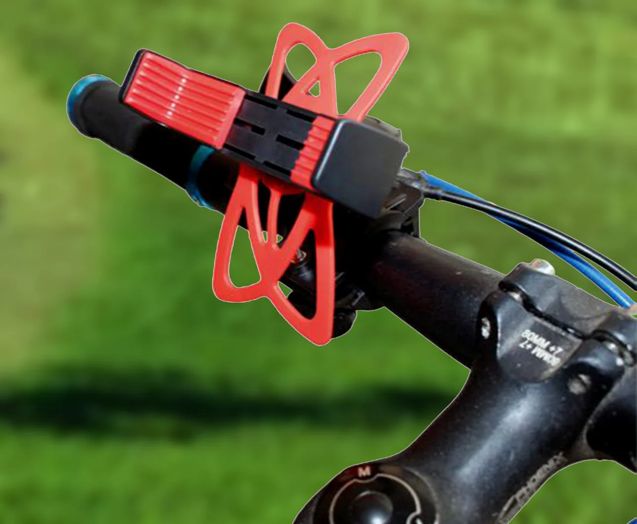 

Wholesale Universal Silicone Strap Bicycle Mount Bike Mobile Phone Holder, Red/black