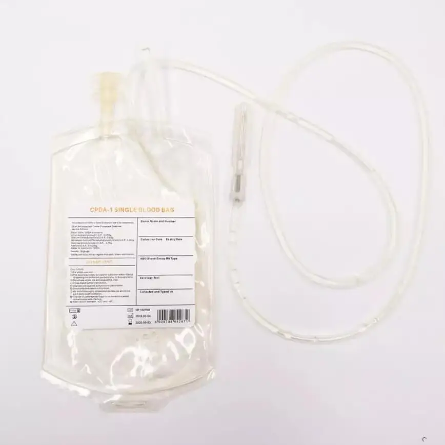 Medical Pvc Material Blood Collection Bag Buy Blood Collection Bag,Medical 450ml Single Cpda1