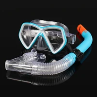 

OEM Kids Professional Scuba Diving Mask & Snorkel Set Anti-Fog Goggles Glasses Diving Swimming Easy Breath Tube Snorkeling suit