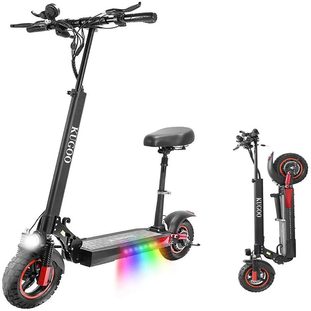 

[EU STOCK]KUGOO M4 Pro High Pneumatic Tire Off Road Powerful 10 Inch Hub Motor Two Speed Modes Mini E Scooter
