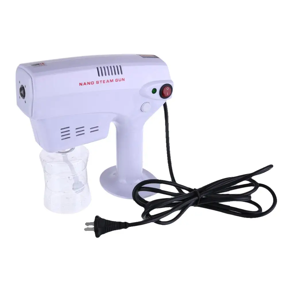 

Electric blue light Style Nano ultrasonic cool hair mist humidifiers, White