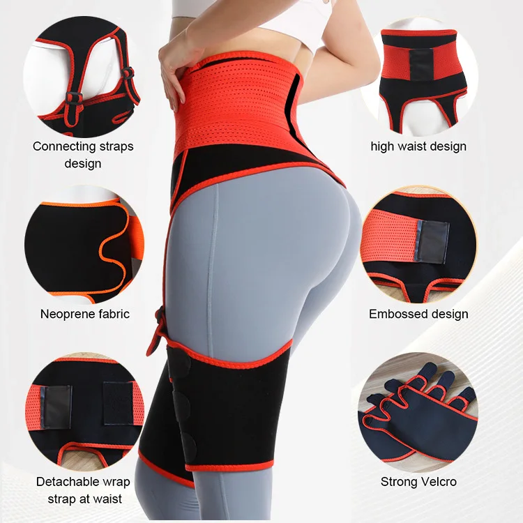 

Top High QualityAdjustable Neoprene Sweat Waist Trainer Sport Waist Trimmer Belt High Waist Butt Lifter Thigh Shaper