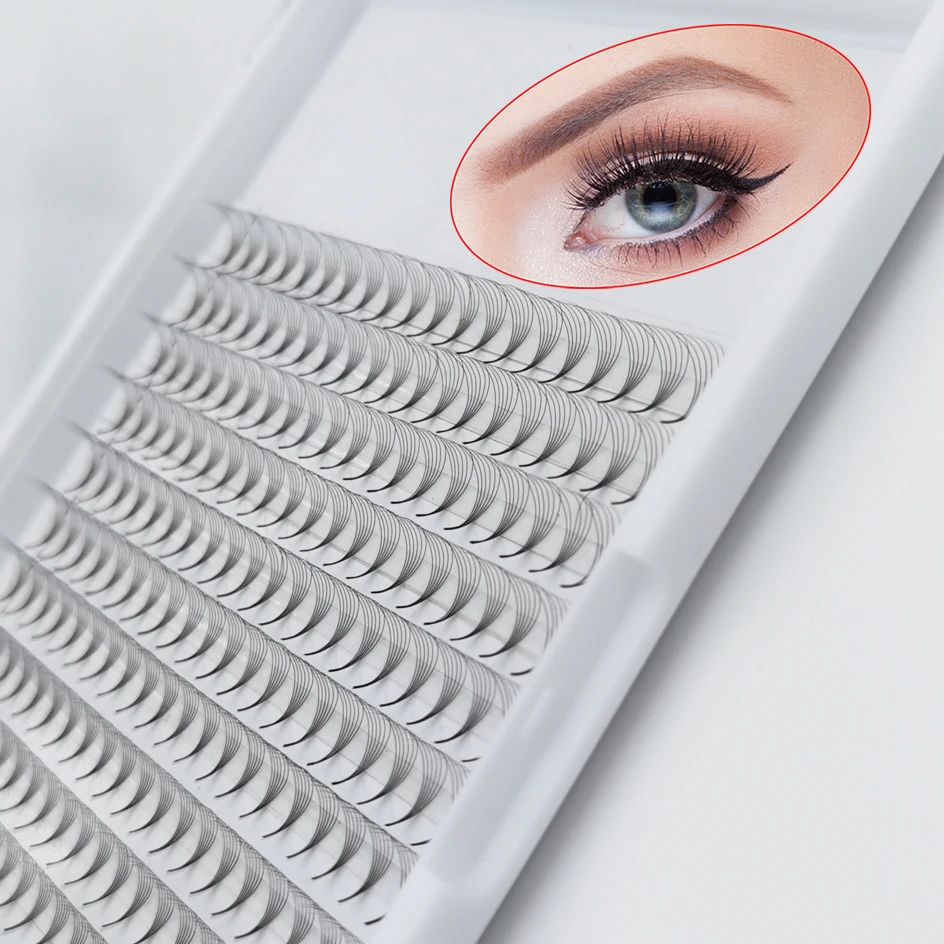 

Dark Black Premade Volume Lash Extensions Premade Volume fans And Pre Made Fans Eyelash Extension, Natural black