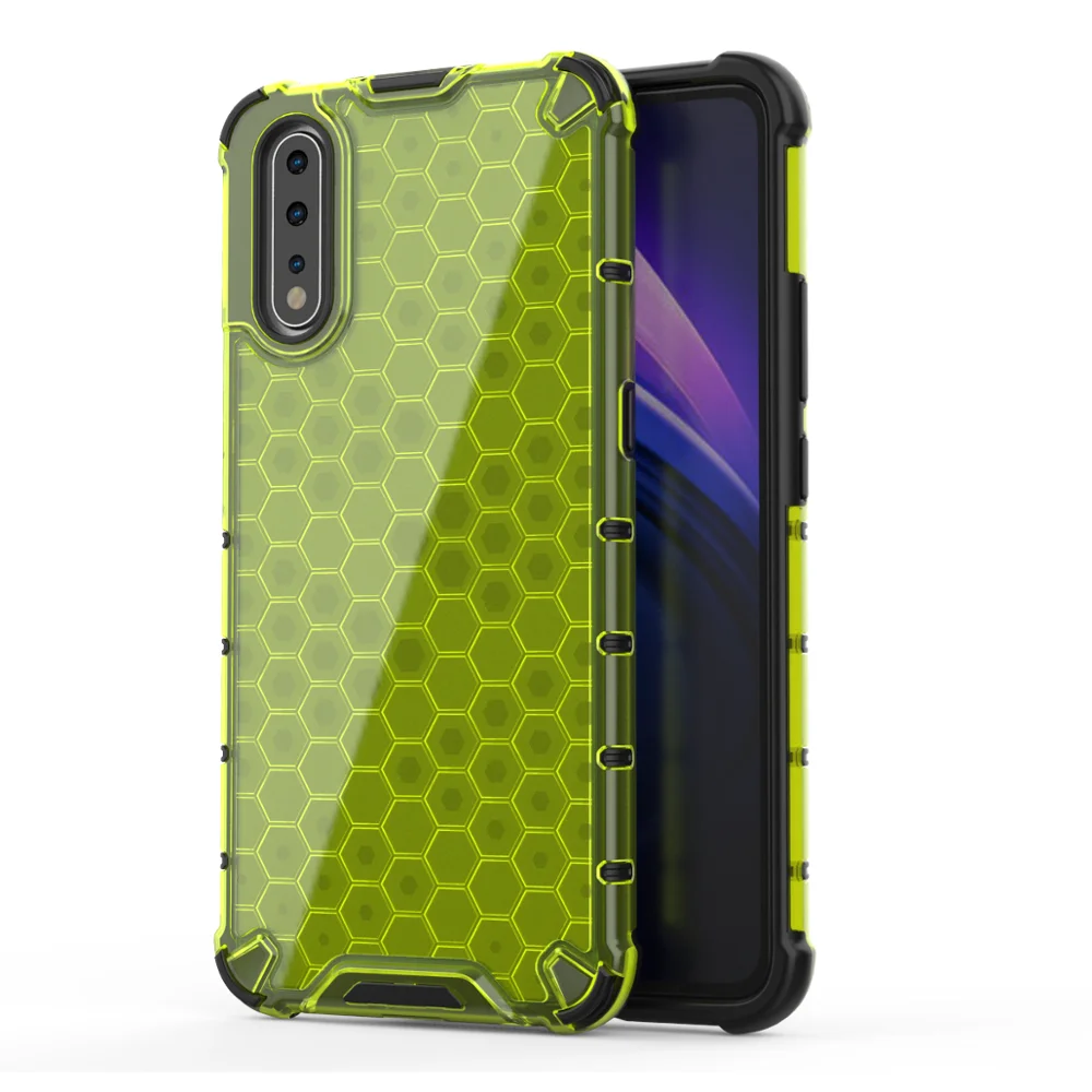 

Guangzhou factory shockproof clear mobile phone armor case for vivo z1x case pc tpu mobile phone cover