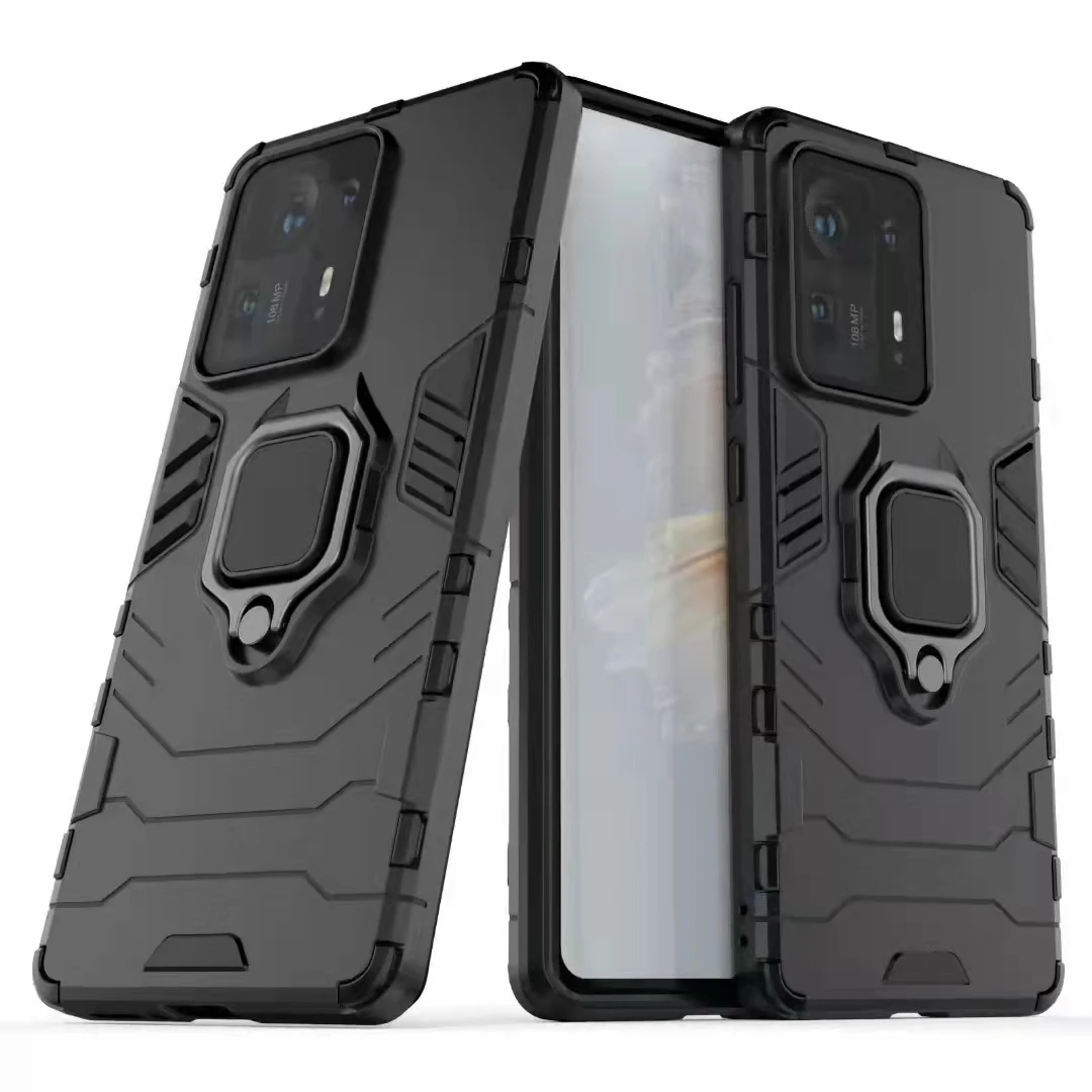 

For Xiaomi Redmi 10 Case Cover Redmi Note 10 Pro 5G POCO M3 Pro Pocophone X3 GT Ring Holder Bumper Phone Cases For Mi 11 Lite