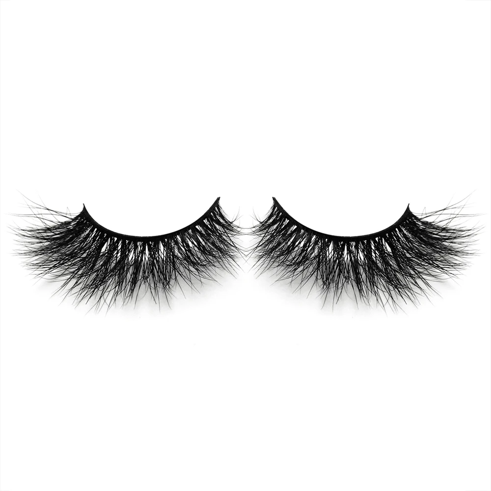 

Luxurious Siberian Mink Eyelash Invisible Band 3D Eyelash 3D Mink Lashes, Black