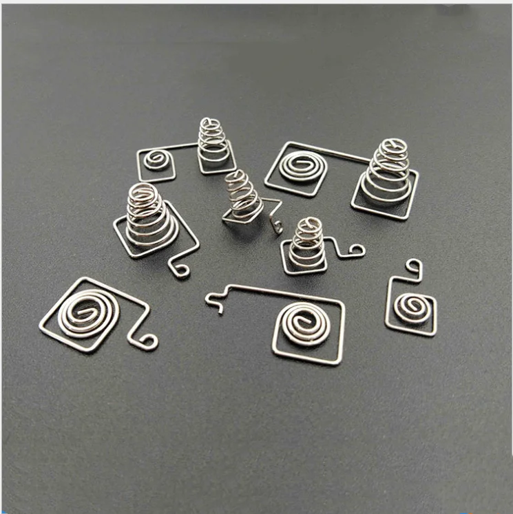 

Toy hardware remote control spring stainless steel 304 positive and negative battery spring