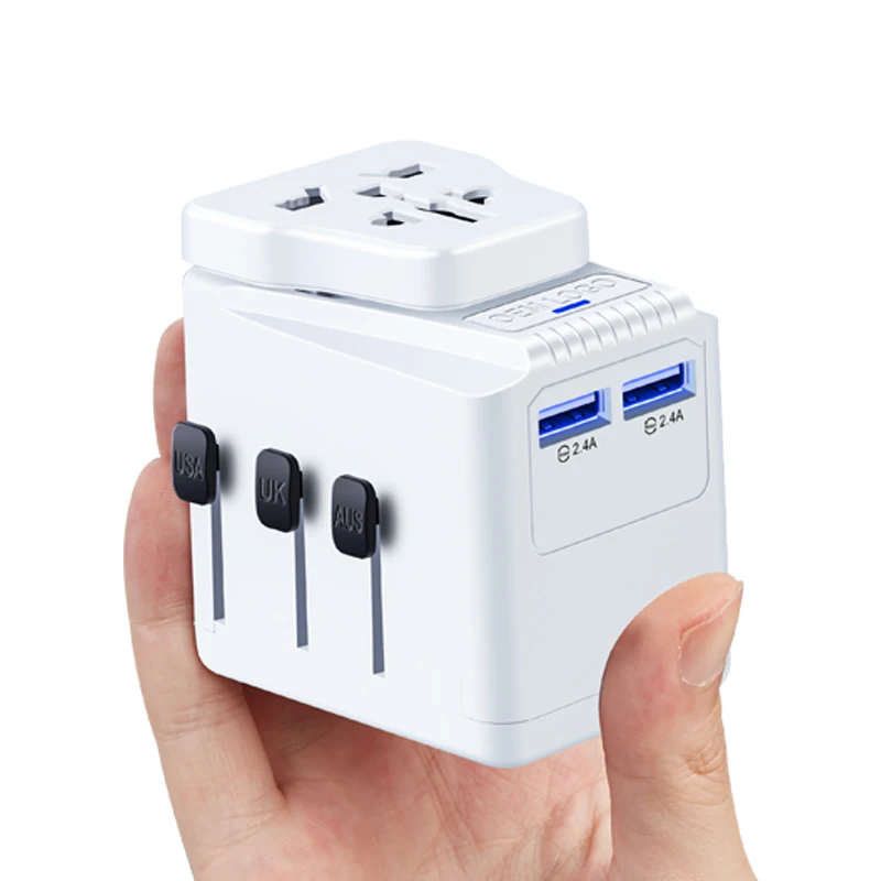 2019 Factory high quality enchufe adaptador de viaje universal cargador rapido portatil for smartphone