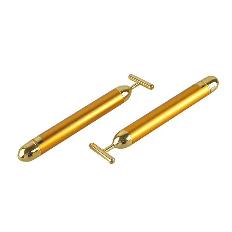 

Facial Body Slimming Tool Face lifting Wrinkle Remove Roller Massager Energy Beauty Bar, Gold