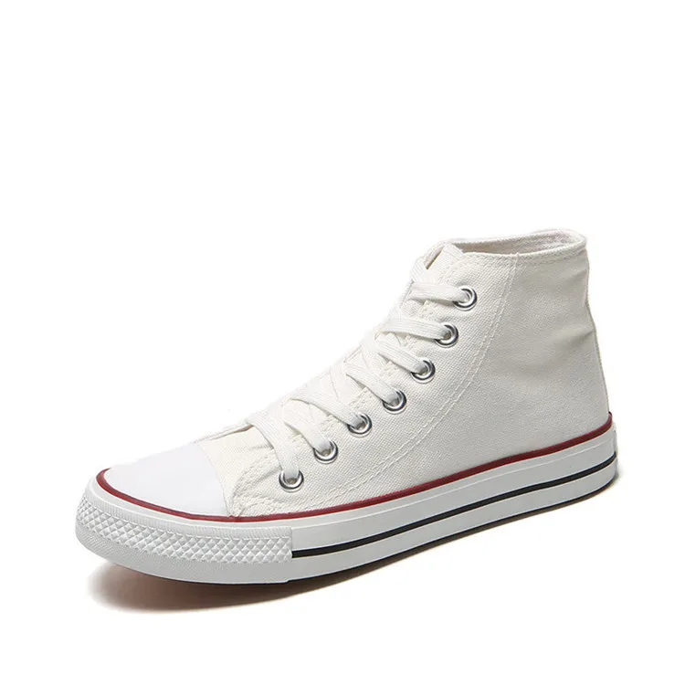 

China Factory Provide Low Price Men Vulcanized Shoes Casual Shoes Canvas Shoes For Sale, Black/red/blue/white