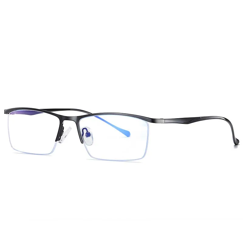 

HBK PG0410 Optical Business Glasses Optical Glasses For Men Anti Blue Rectangular Half Rim Half Frame