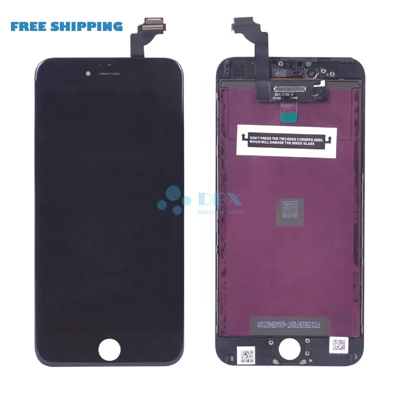 

Free shipping TFT DA grade lcd mobile phone screens display lcd for iphone 6, Black or white
