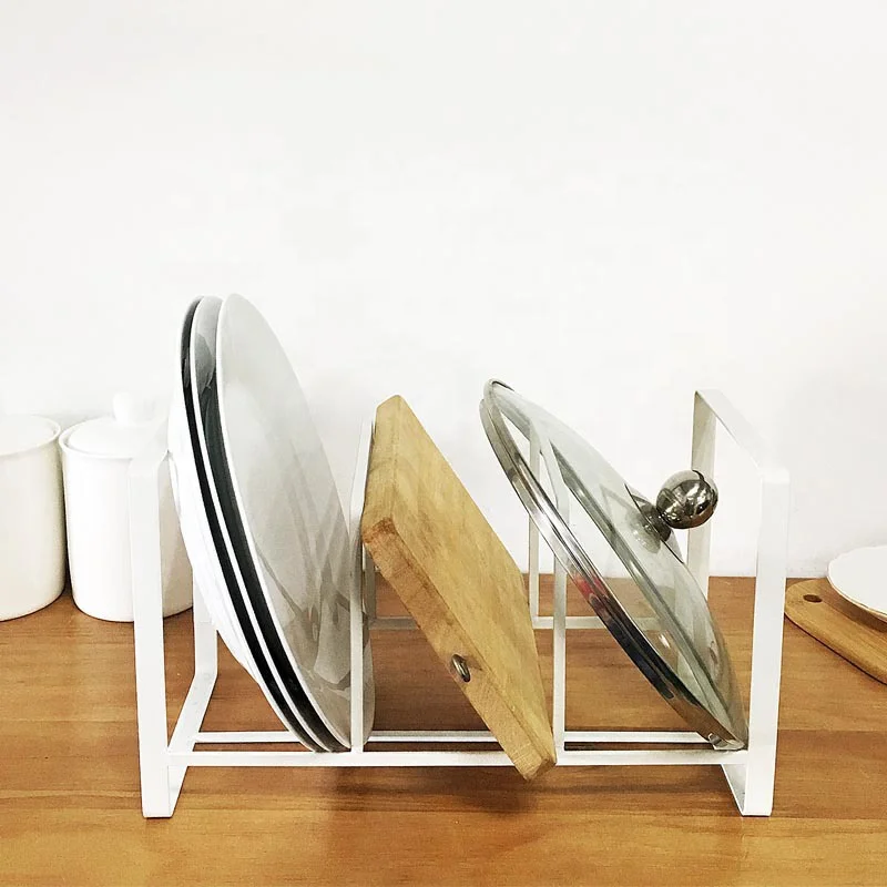 

Simple Style Dish Rack Kitchen Plate Tray Tableware Unique Storage Rack