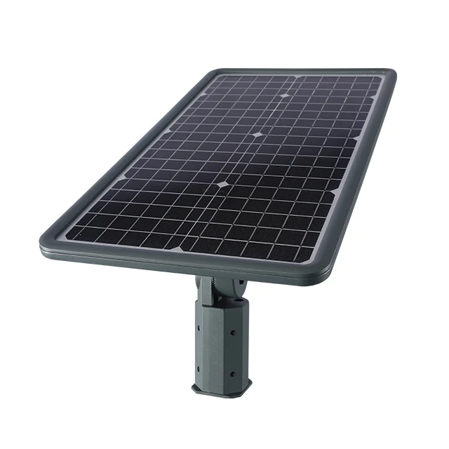 
led solar street light solar panel all in one PIR motion sensor and photocell street light 40w 