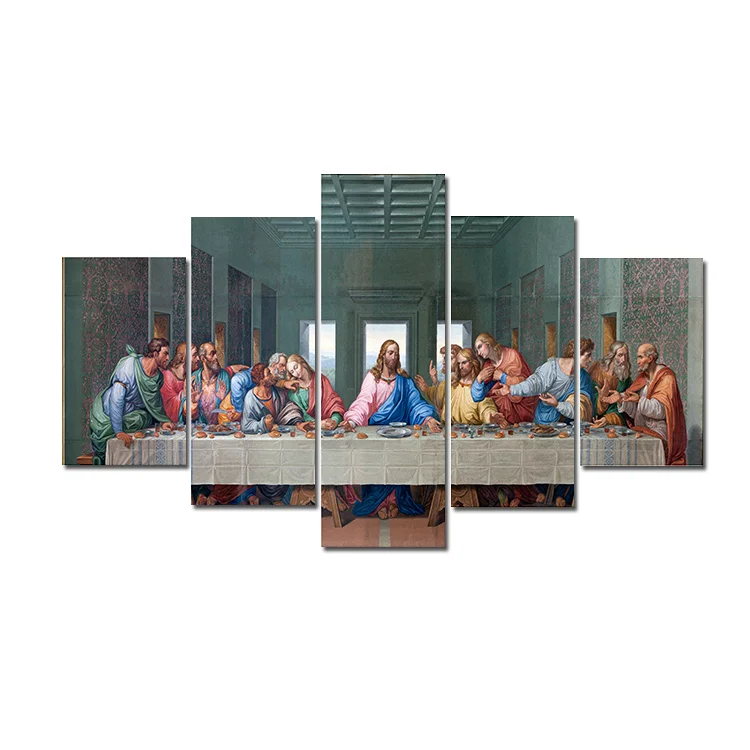 Muslim Canvas Painting Last Supper 5 Paintings Printed Canvas Painting