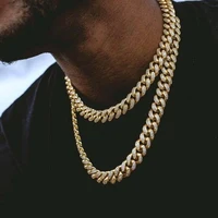 

wholesale cuban link chain Gold Mens Cuban Link Necklace