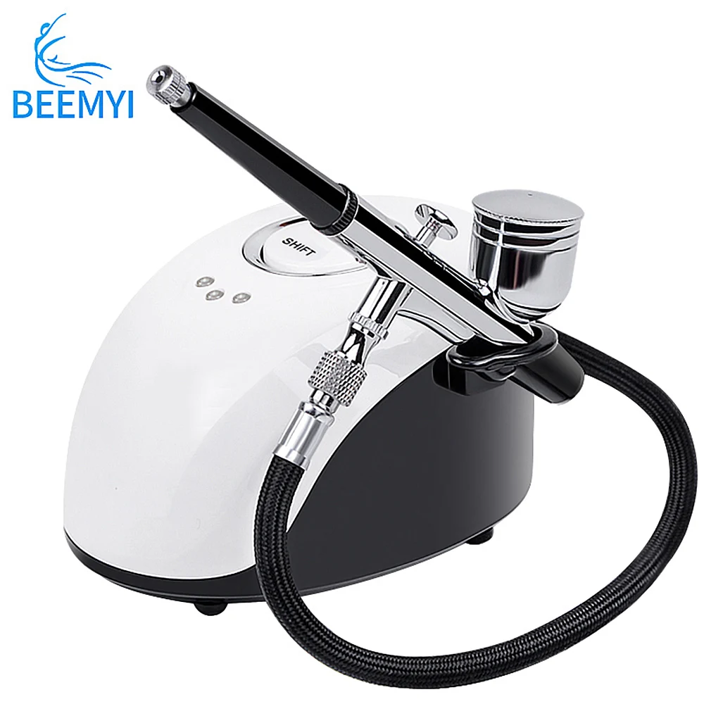 

High Pressure Spray Jet Nano Spray Hydration Deep Cleaning Beauty Machine Beauty And Personal-care Oxygen Therapy Equipment, White