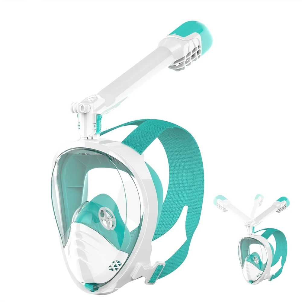 

2021 Trending Full Face Air Pro Mask Sea Walker Snorkeling Visor Snorkel