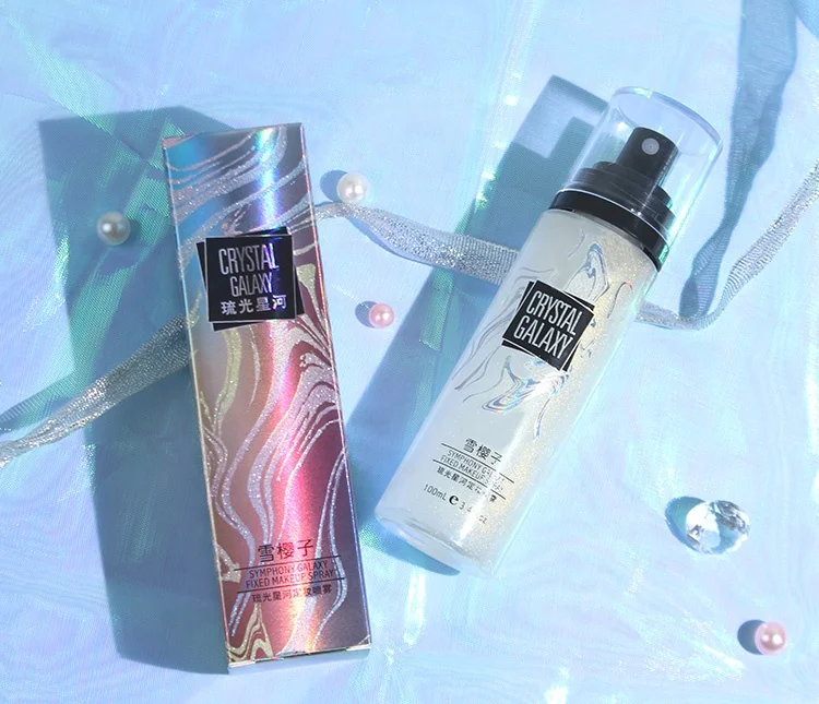 

Face matte waterproof setting spray Oil Control liquid highlighter, Clear