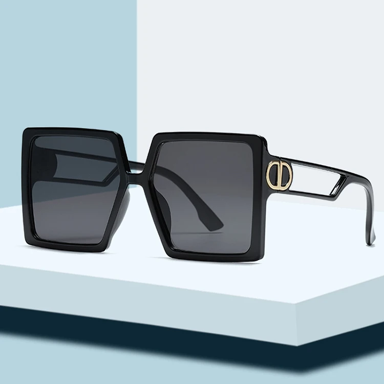 

Professional Supplier Large Square Trapezoid Shape Oversized Flat Top Fashion Sunglasses