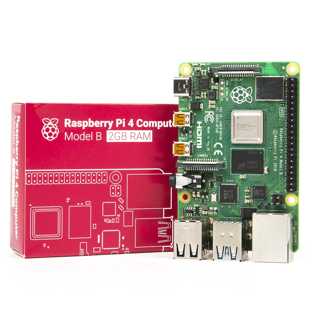 2gb Raspberry Pi 4 Model 4b Bcm2711 Quad Core Cortex A72 15ghz 2gb Ram 1287