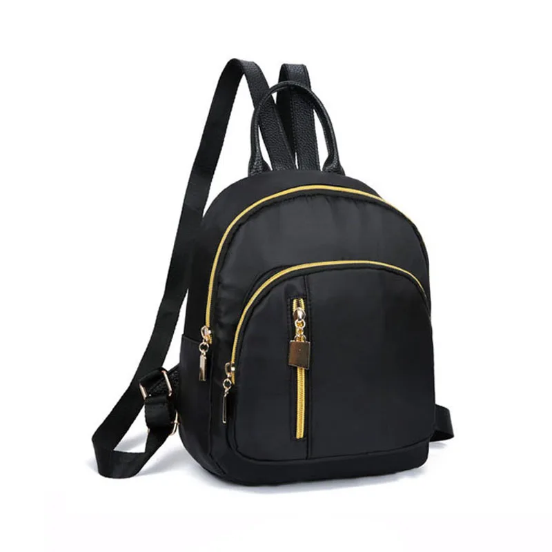 

Leisure Nylon Backpack Women Black Waterproof School Bags for Teenage Girls High Quality Fashion Travel Backpack