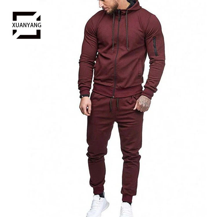 burgundy gym king tracksuit