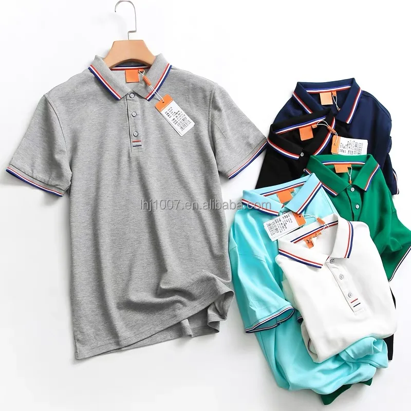 

High quality collar shirt golf polo t shirt 100% cotton polo tshirts plain mens polo shirts