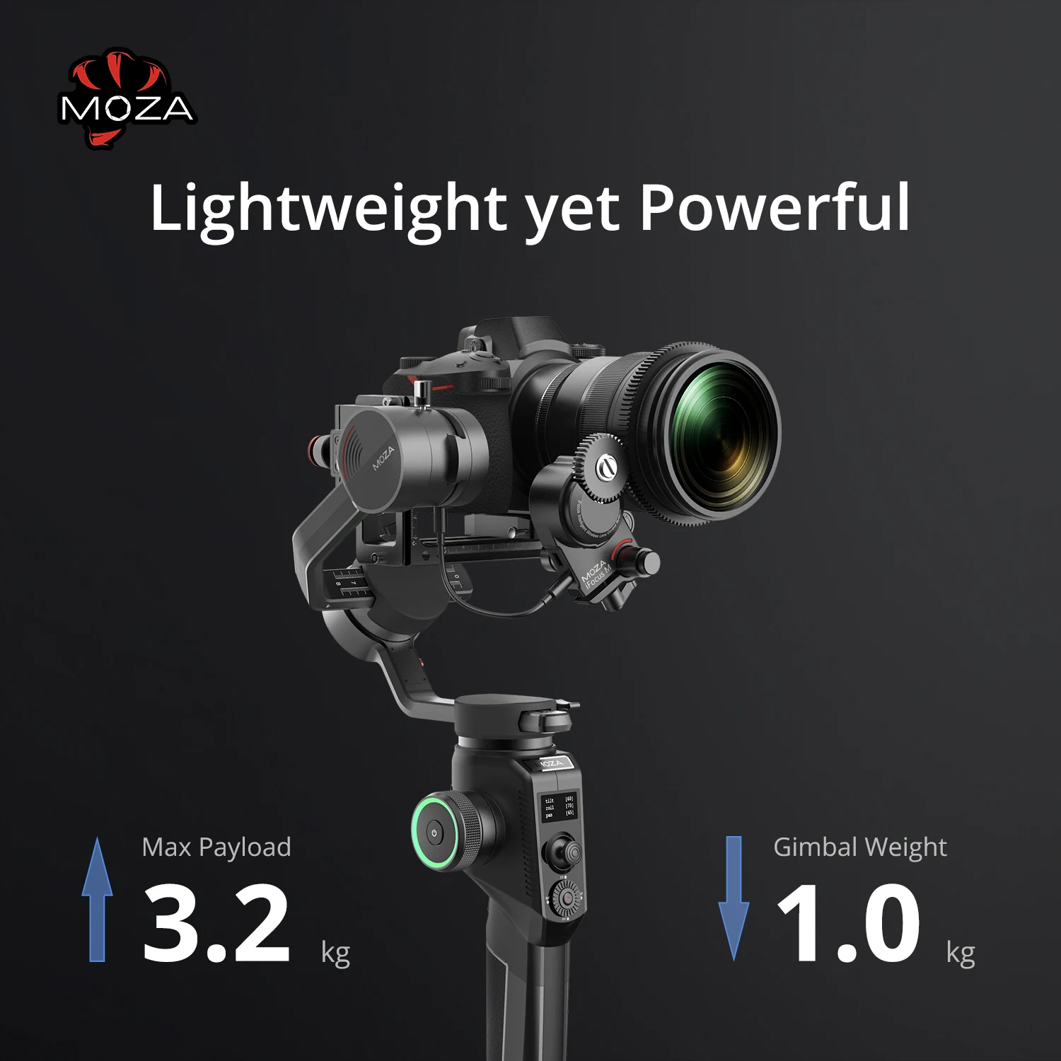 Moza Aircross 2 3-axis Handheld Gimbal Stabilizer For Sony A7 A7ii