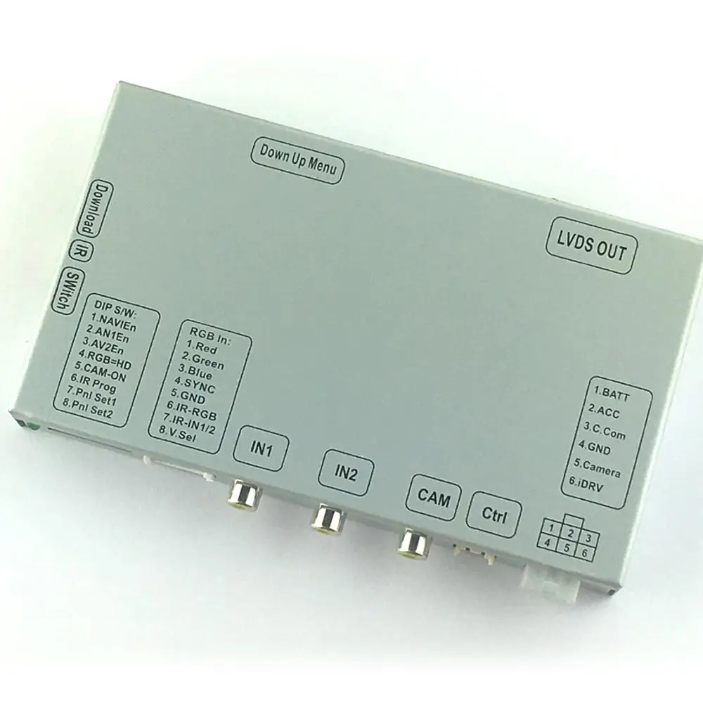 
Video interface for Citroen C3 2009 To add Front camera with AV input 