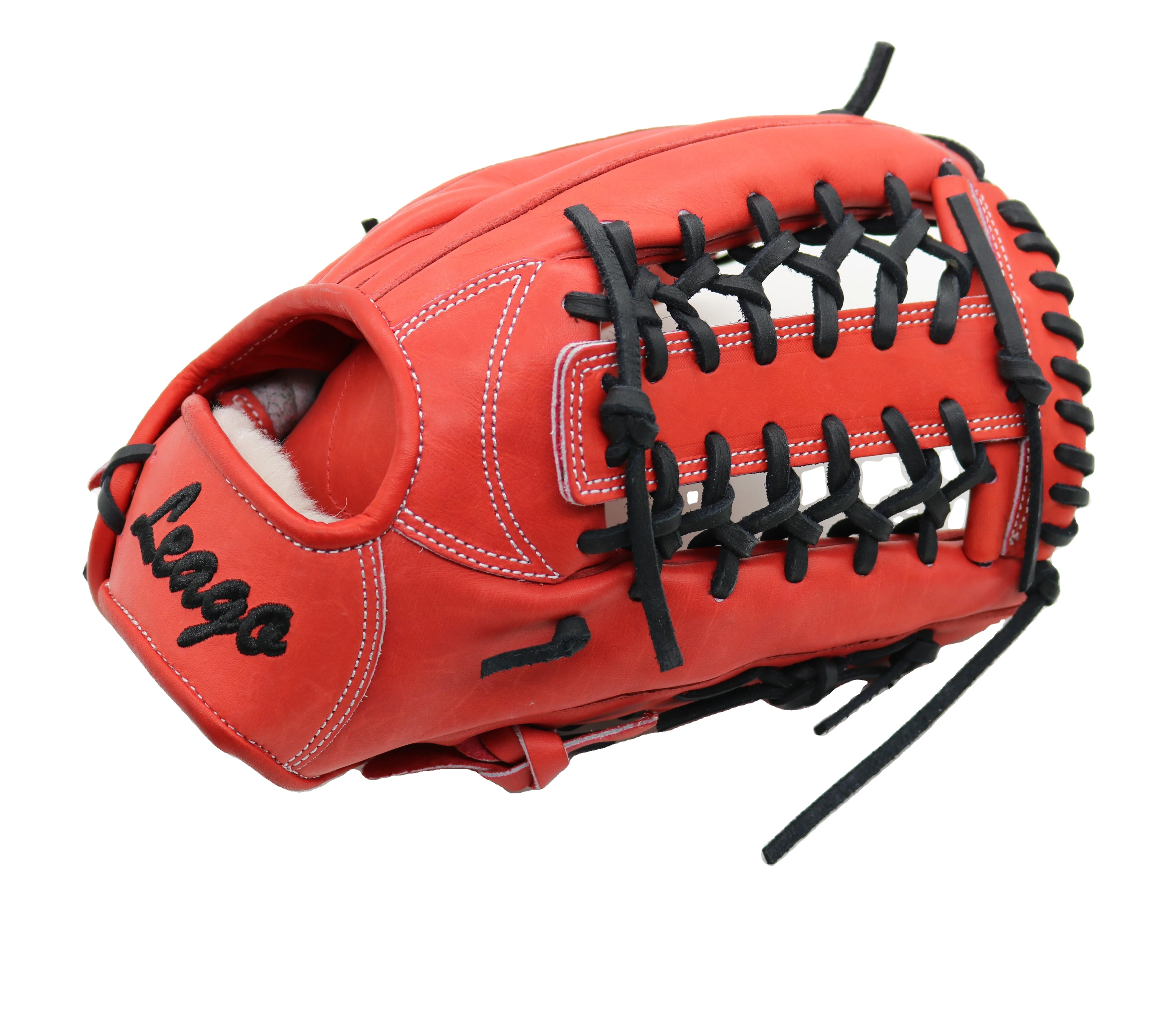 

12inch tennessee cowhide leather lace baseball gloves taiwan leather red color baseball glove manufacturers, Blue/red/black/grey,etc