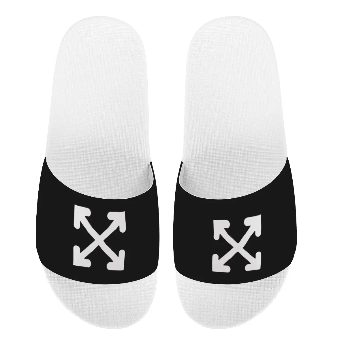 

customized summer o f f whhite slippers are suitable for entering and leaving the villa mansion can go out for fitness