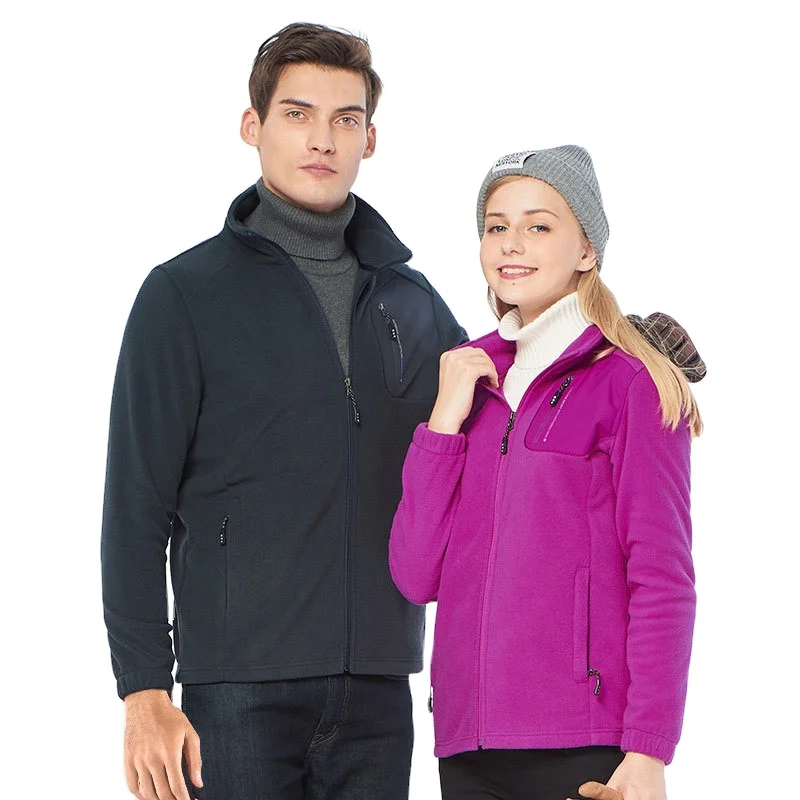 

Wholesale Custom Logo Coats Winter Keep Warm Outdoor Men's And Women's Fleece Jacktets, 6 colors