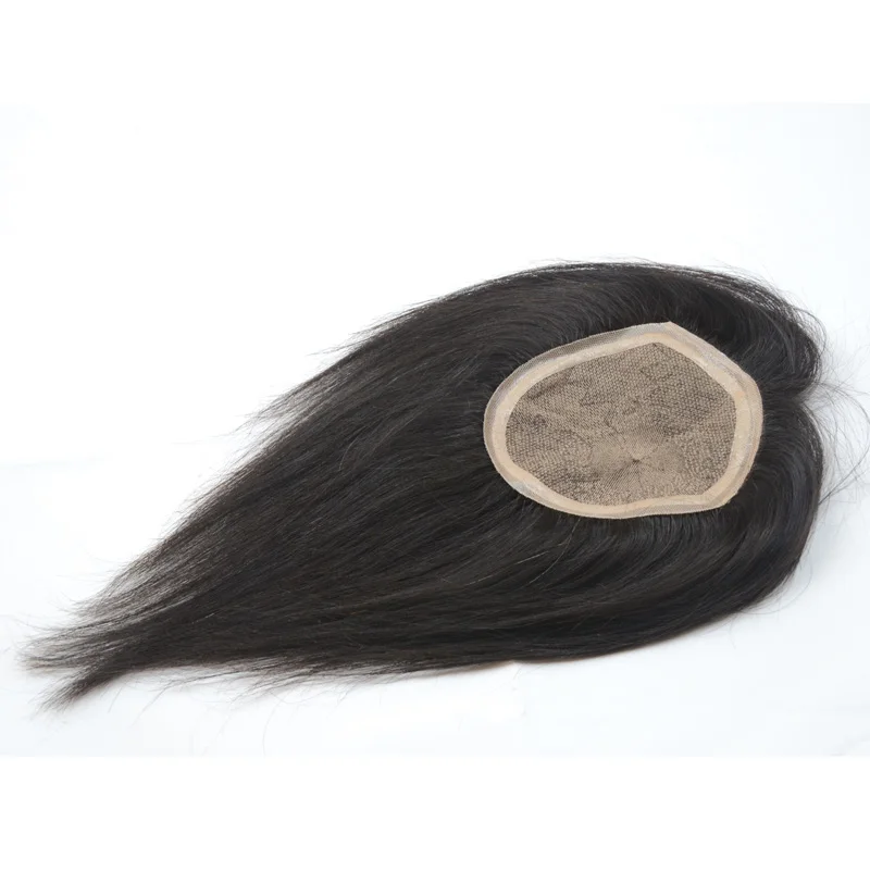 

New fashion cheap wholesale 100% brazilian human hair toupee remy