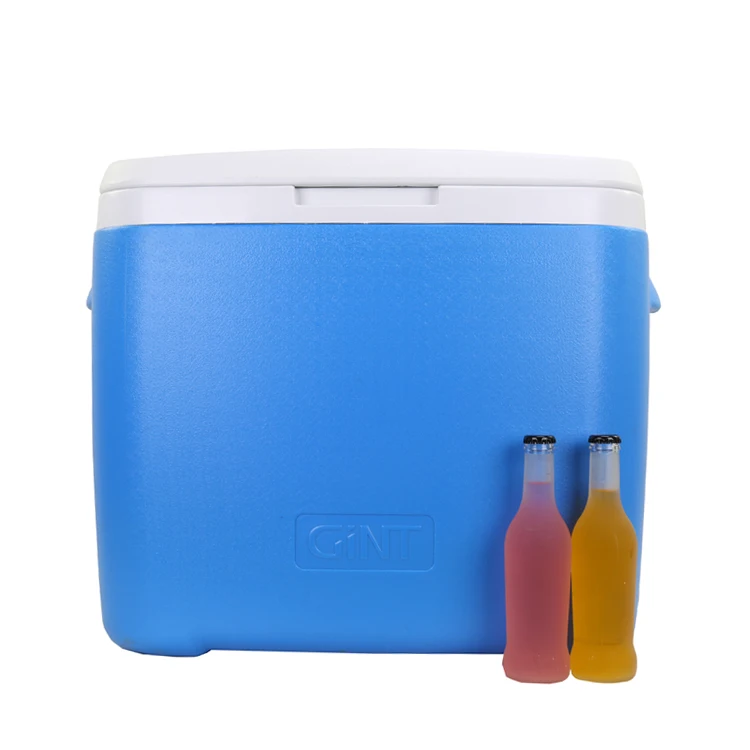 

GINT 48L Best selling cooler box outdoor camping EPS foam insulated beverage picnic cooler box with wheels