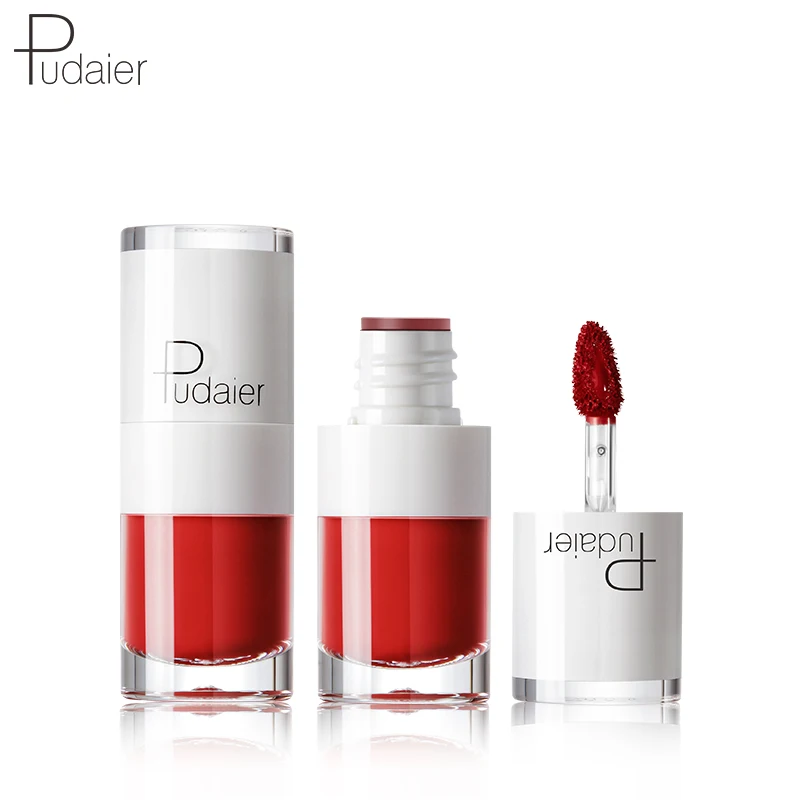 

Pudaier Matte Lipgloss 16 Colors Velvety Lipstick Liquid Matte Lip Gloss Waterproof Lip Tint Plumper Sexy Lip Makeup Cosmetic