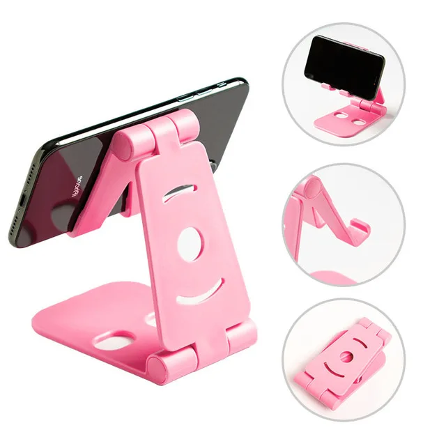 

Adjustable Universal Mobile Phone Holder Foldable For iphone Tablet Stand, Silver,black,gold,rose gold