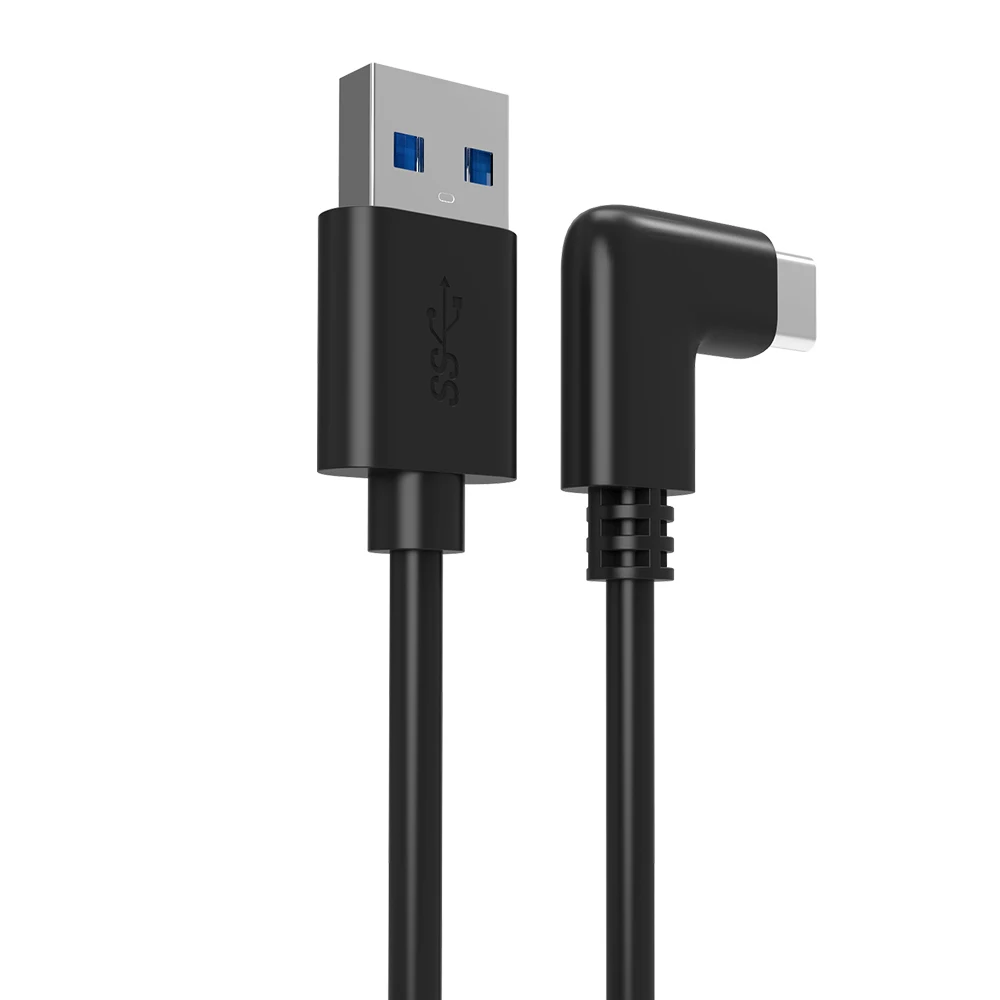 5M 4M 10ft USB Type C Data Charging Cable for Oculus VR Headset Oculus Right Angle Elbow USB3.2 Cable upgraded USB A to USB C - ANKUX.COM