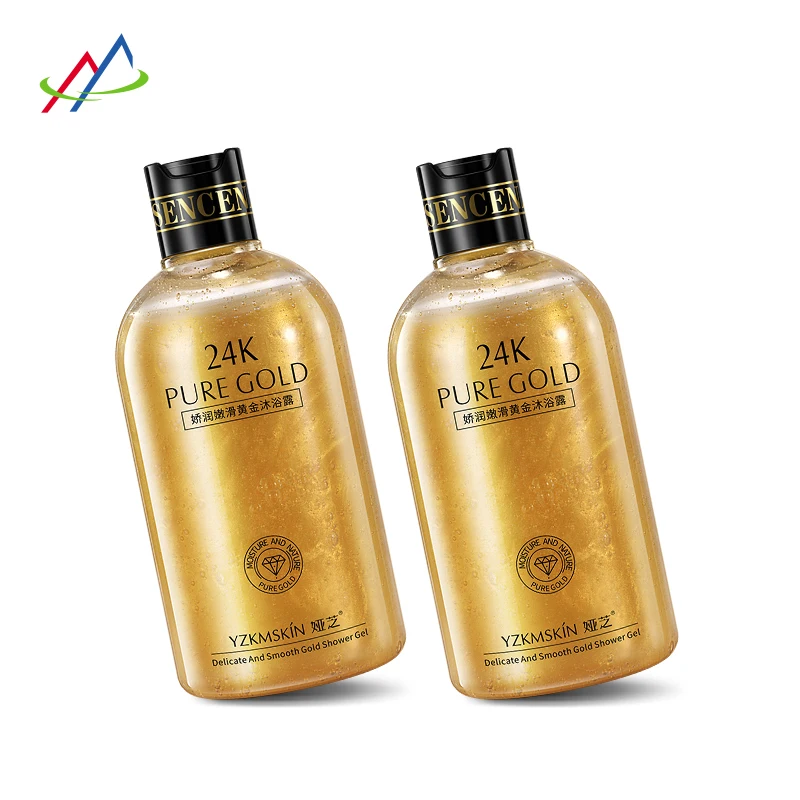 

Wholesale Bath body wash Supplies Moisturizing 24k gold luxurious perfume skin whitening shower gel