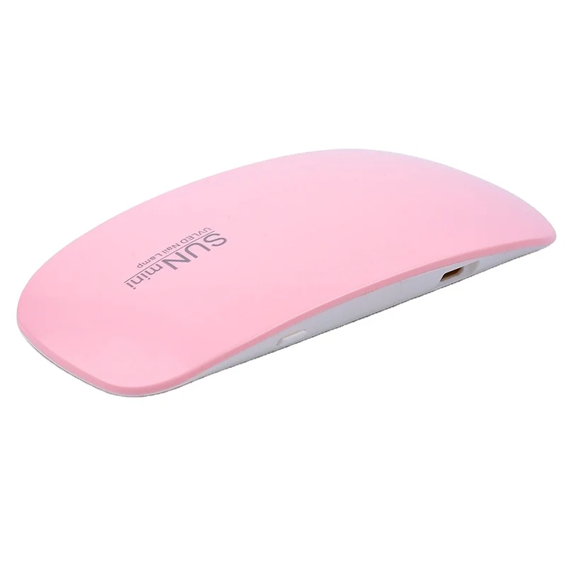 

Nail mouse light mini USB phototherapy Machine Nail polish glue Dryer LED portable baking light therapy lamp, White