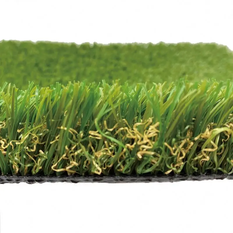 

high density artificial lawn carpet Four-color garden artificial grass, Green