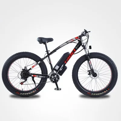 

Hot Sale Wholesale Fat Tyres Lithium Battery Booster Long-Term Snow Land 36V 350W 26 Inch Adult Mountain Electric Bike