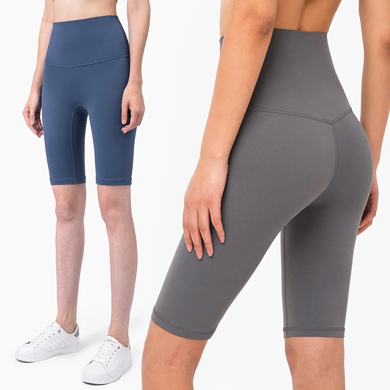 

Yoga Shorts Custom Tummy Control Running Pants Workout Biker Sports High Waist Gym Fitness Yoga Shorts For Women