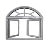 Half moon windows aluminium glass round window that open