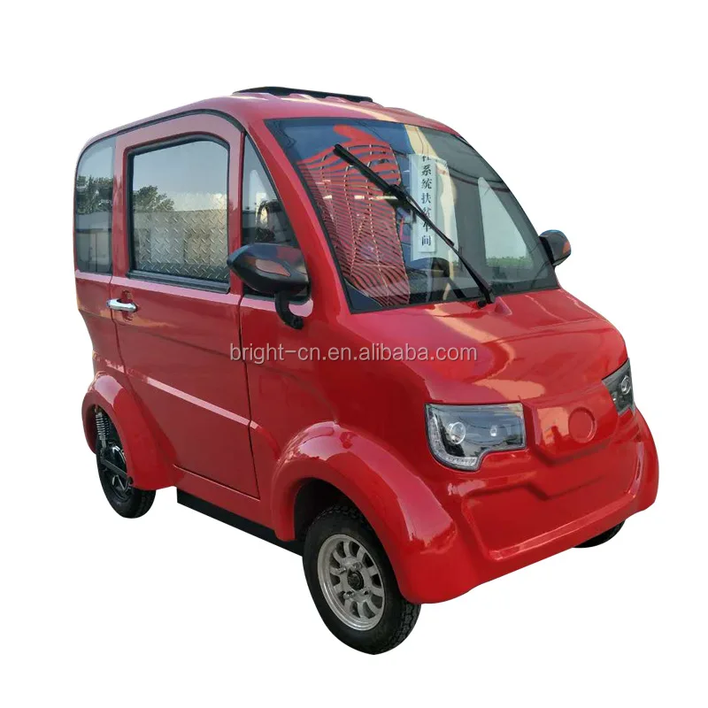 Enclosed Electric Cabin Four Wheel Mobility Disabled Smart Car Electric ...